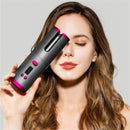Cordless Auto Hair Curler with LCD Display – 6 Adjustable Temperature Settings