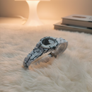 White & Black Minimalist Watch with Arabic Numerals | Durable Resin Strap