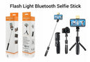 R1s Bluetooth Selfie Stick Tripod | With Remote & LED Light | Portable Phone Holder