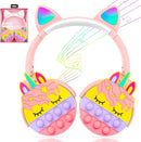 CT-950 Unicorn Cat Ear Headphones | LED Lighting / Foldable Design