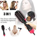 Original One-Step 3-in-1 Electric Hot Air Brush – Dryer, Straightener & Volumizer