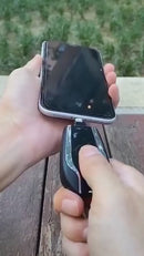 Portable Keychain Power Bank with Telescopic Plug